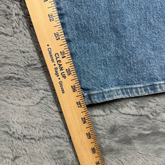 Wrangler Blue Slim Straight Jeans Classic Style - Picture 10 of 15